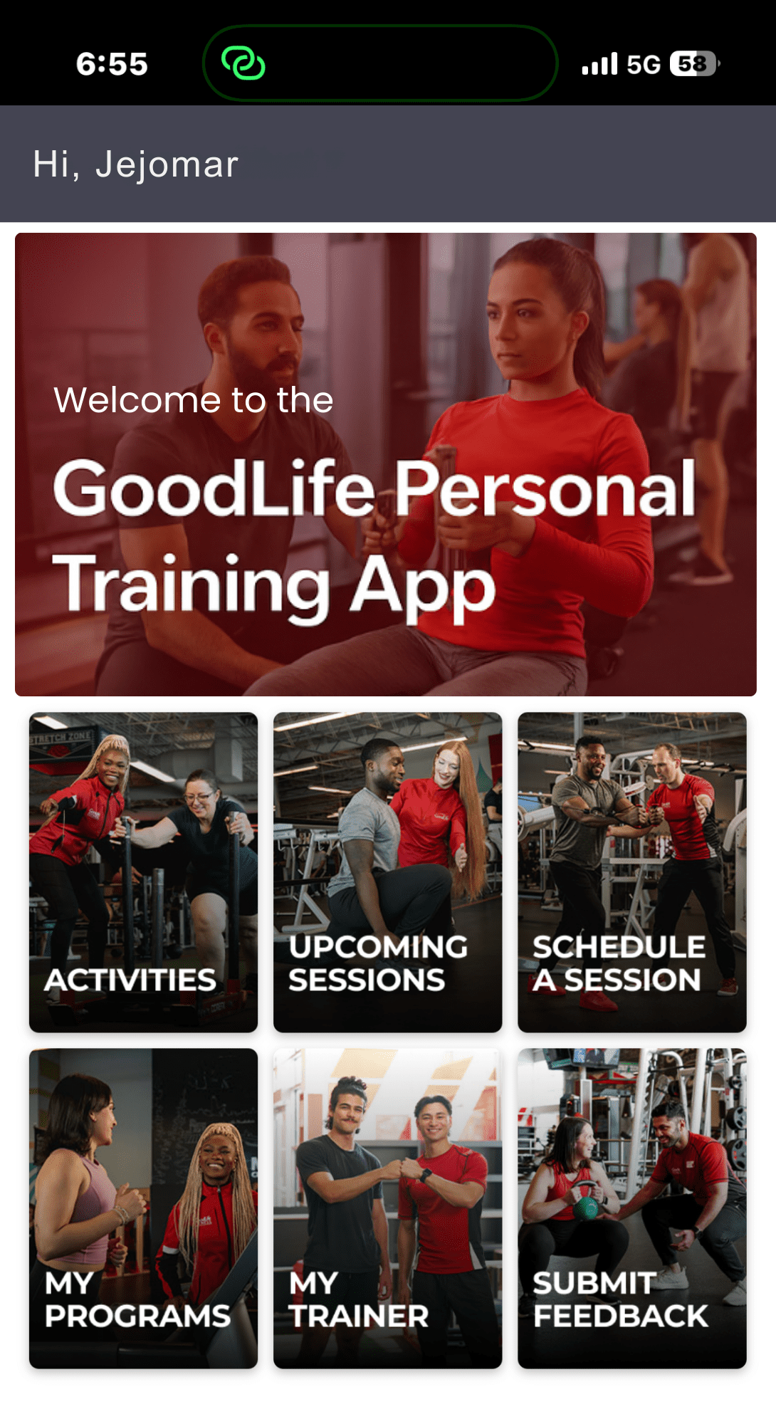 App preview left